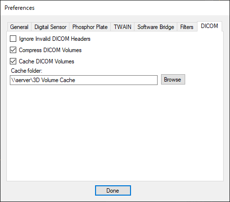 Setting up the Carestream software bridge