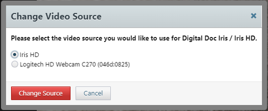 Setting up the Digital Doc Iris camera