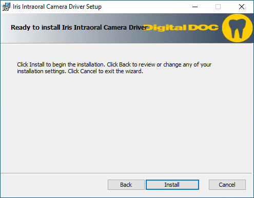 Setting up the Digital Doc Iris camera