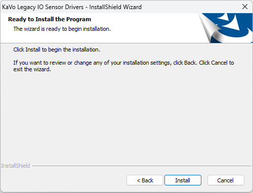 Setting up the DEXIS Platinum sensor via legacy drivers