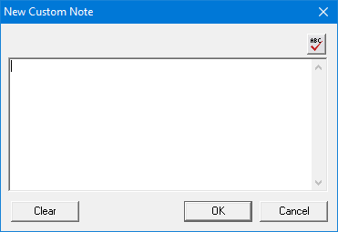 Adding custom case notes