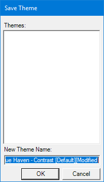 Setting up custom display themes