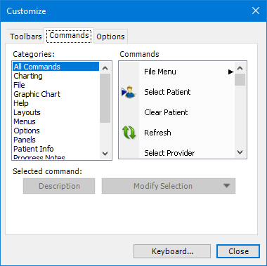 Adding buttons to toolbars