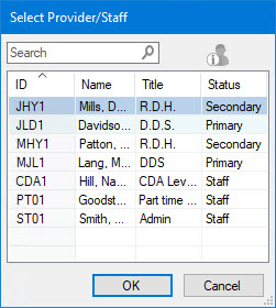 Provider Staff Files Viewing documents by provider or staff