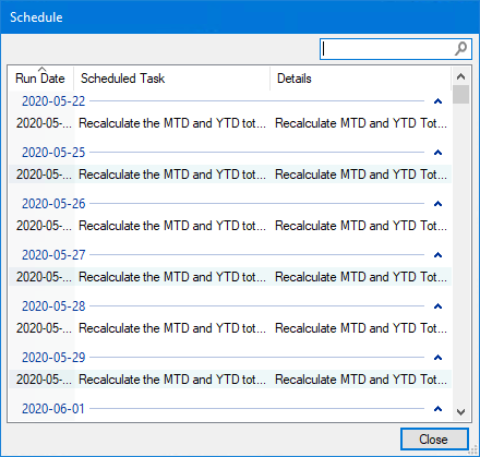 Ledger - Editing Reports and Tasks Scheduler queues