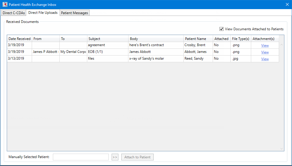 Direct Entry Buds File Example Importing file uploads