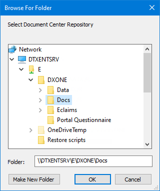 Setting up the Document Center repositories