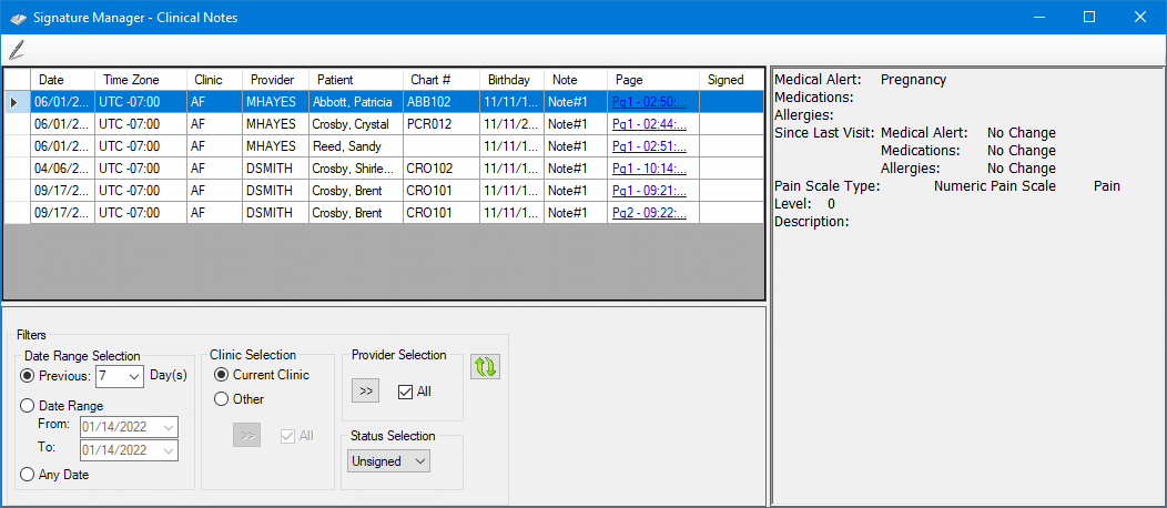 Signature Manager