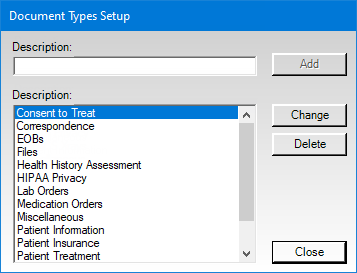 Customizing document types