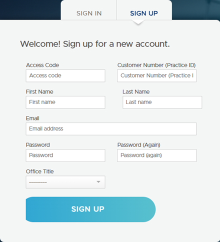 Image of the Learning Center sign-in page